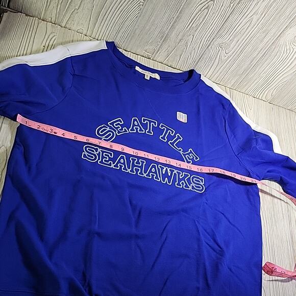 Junk Food NFL Seattle Seahawks Blue Lightweight Sweatshirt Adult Size XL NEW - Picture 9 of 11
